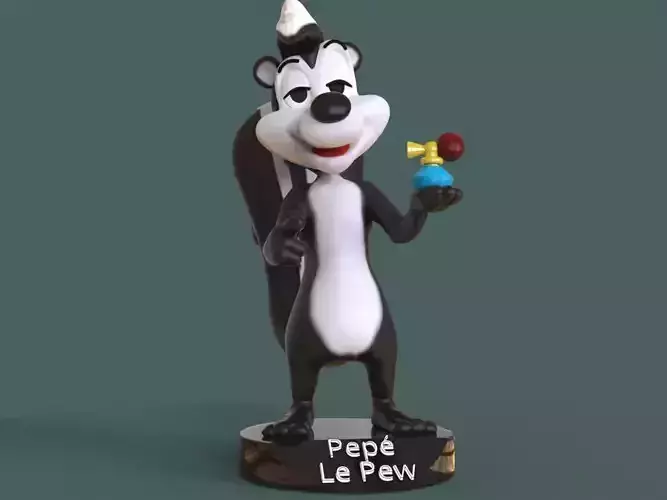 Pepe Le Pew 3D print model
