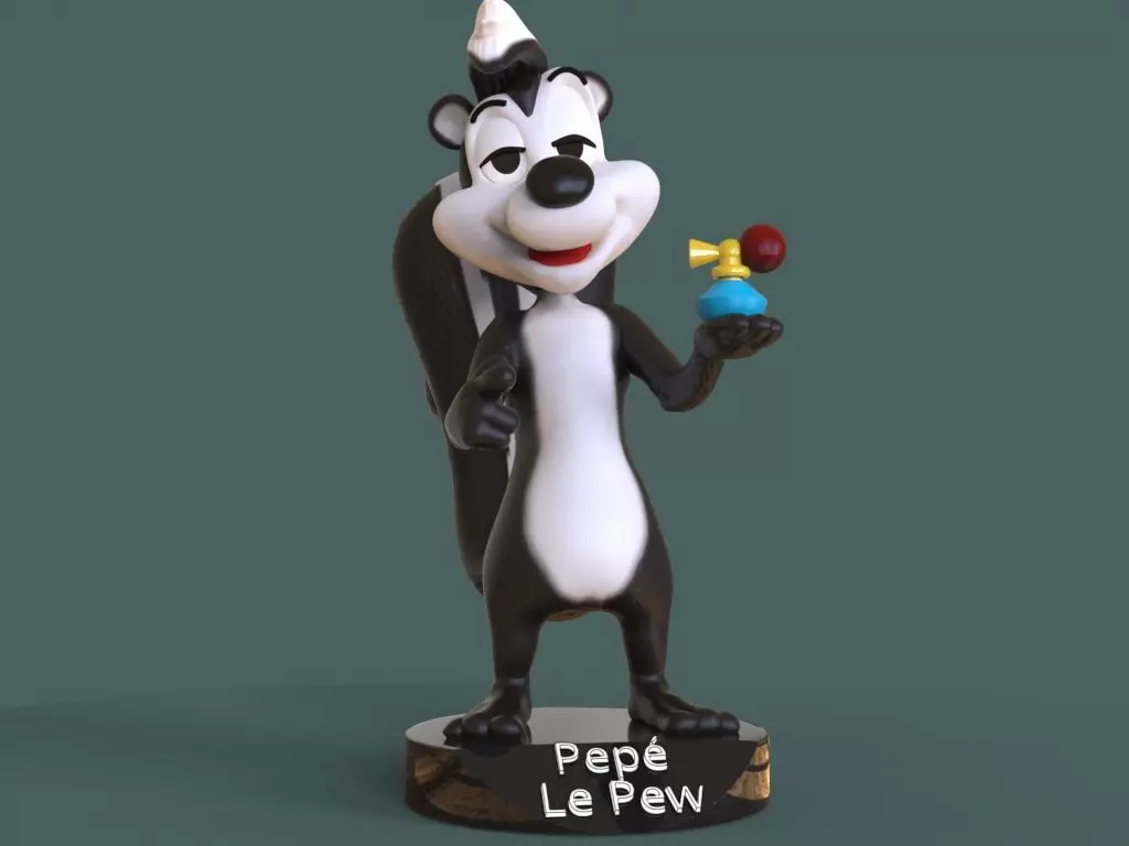 Pepe Le Pew 3D print model_0