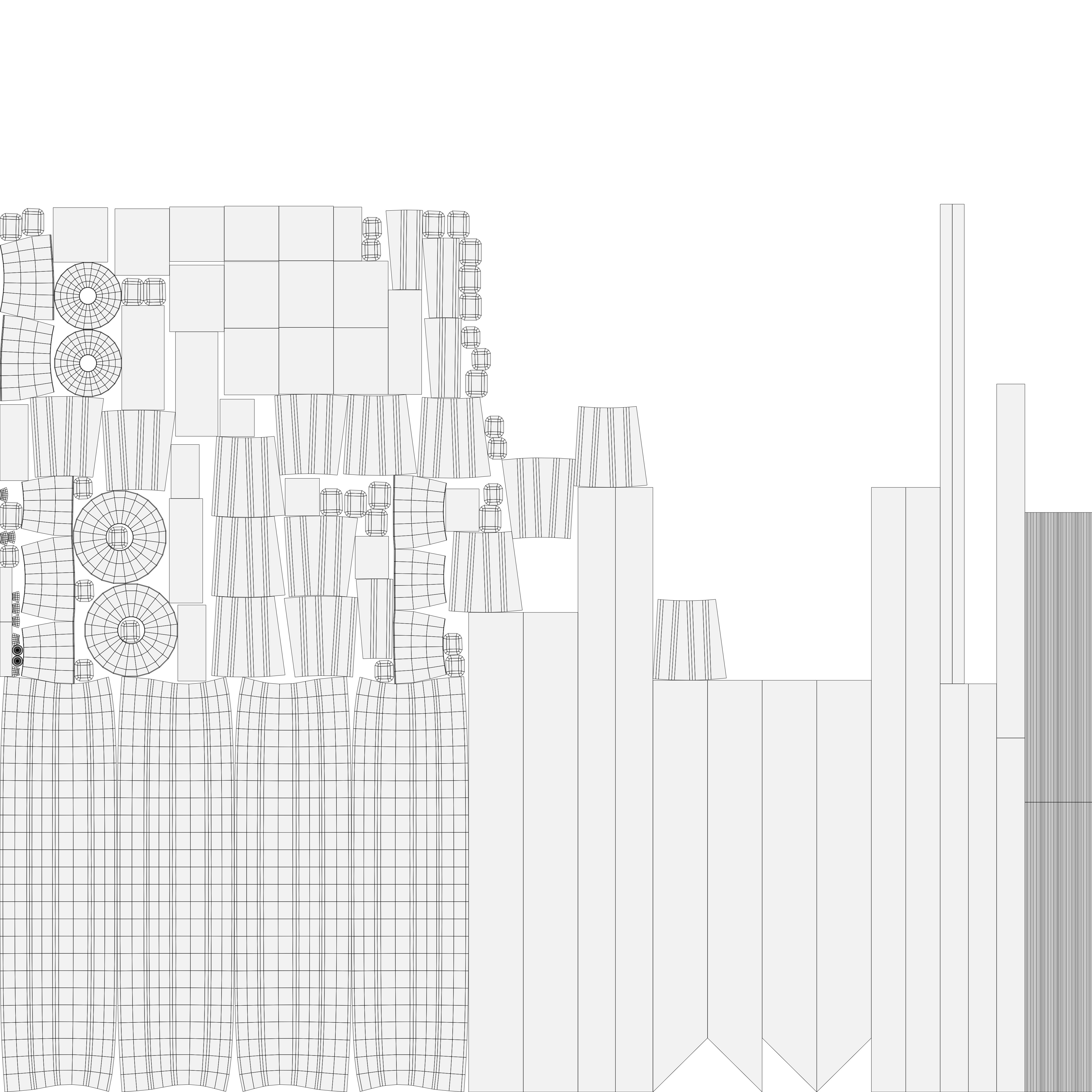 Wooden Cart Low-poly 3D model_8