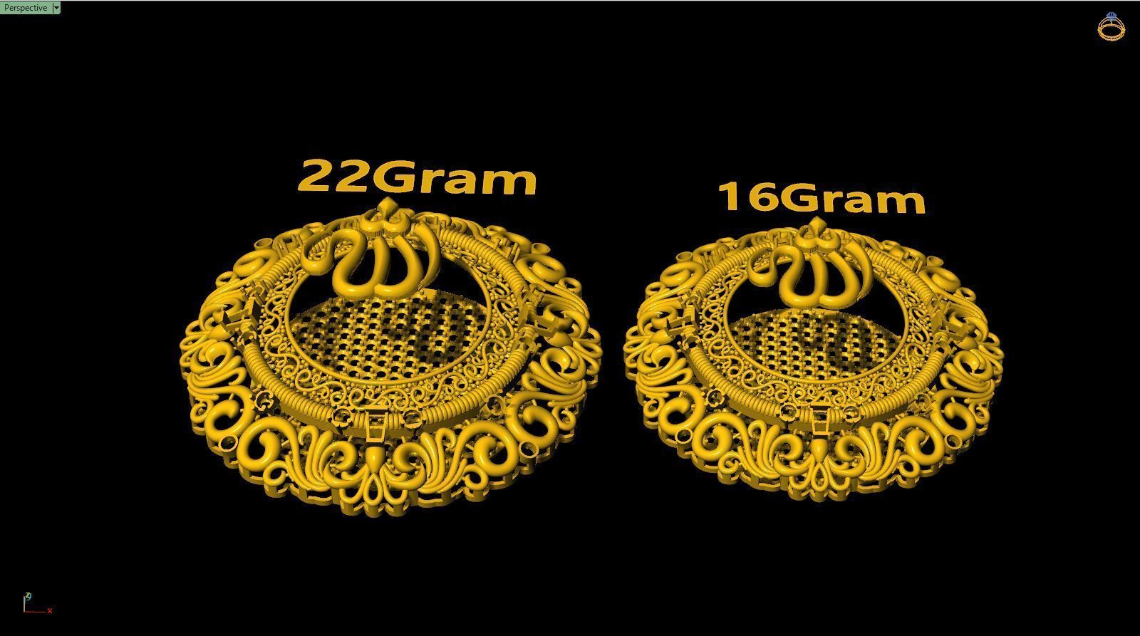 ALLAHlocket 3D print model_2