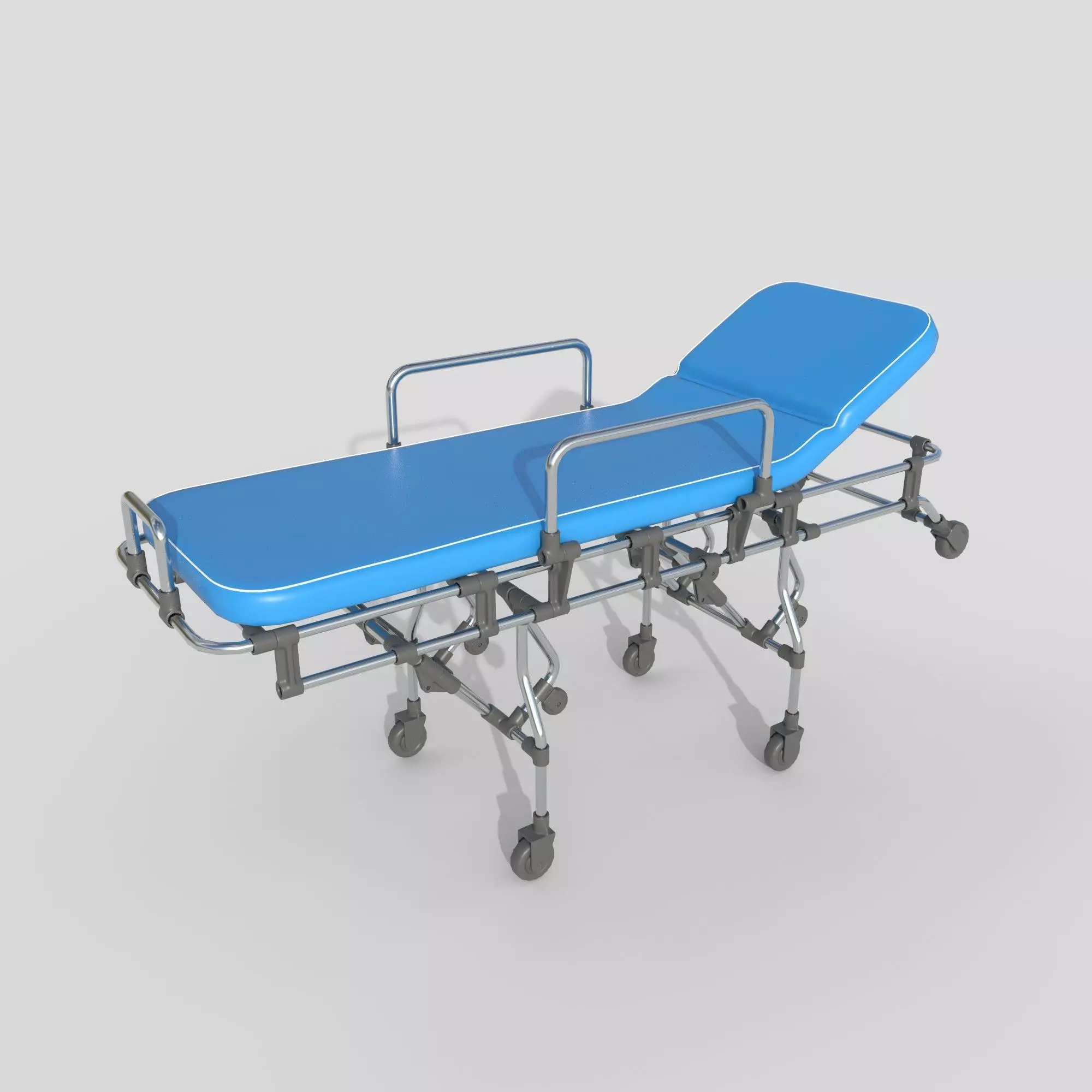 ambulance stretcher 3D model_0