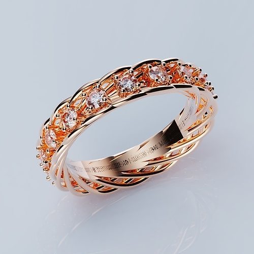 Ring Wicker 17 3D print model