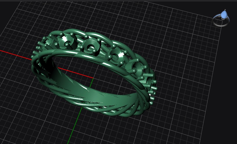 Ring Wicker 17 3D print model_6