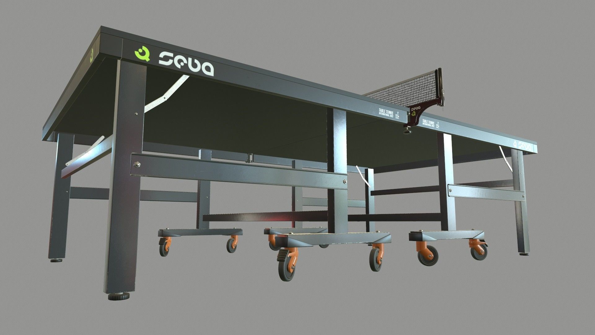 Tennis Table Low-poly 3D model_2