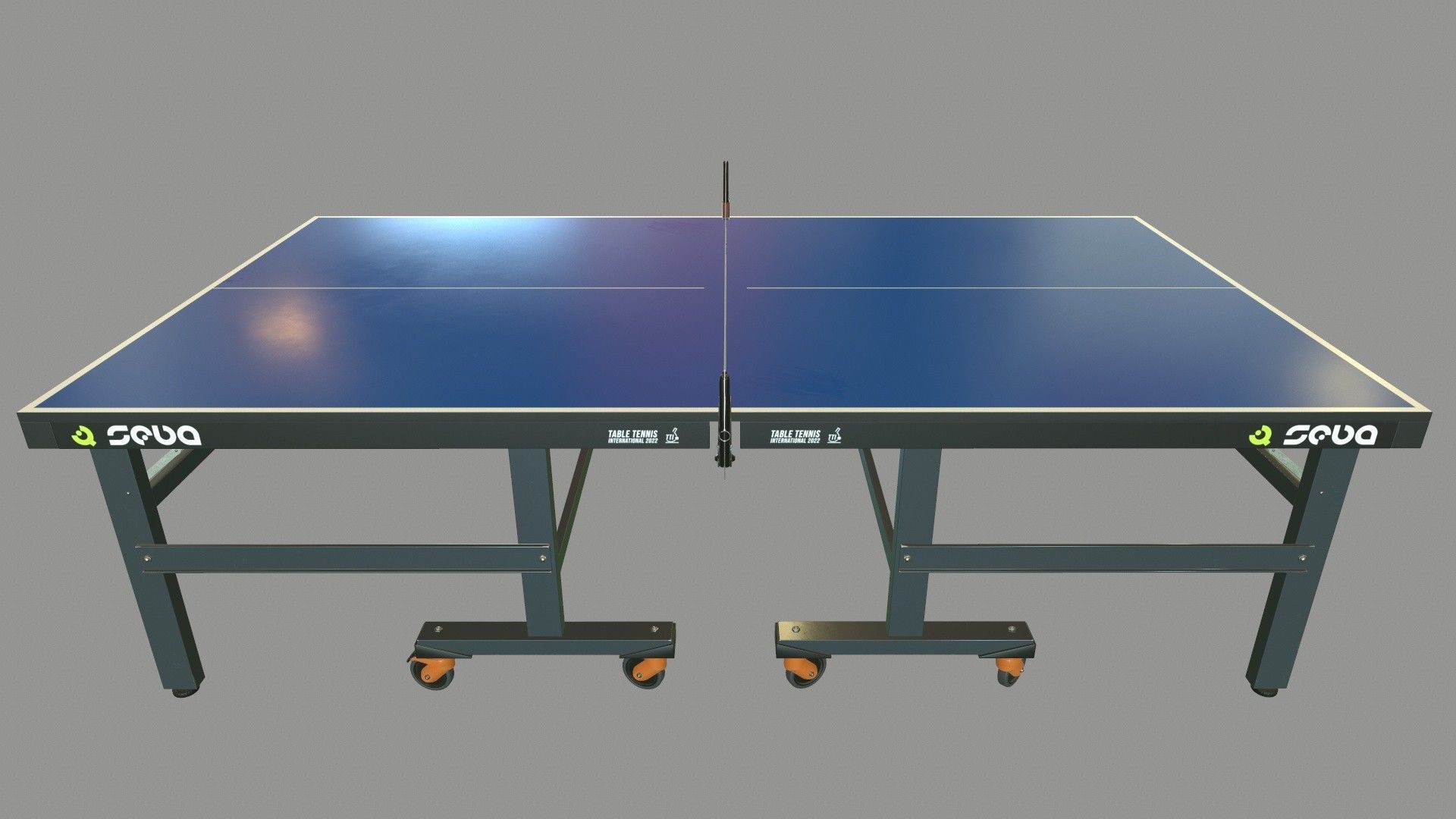 Tennis Table Low-poly 3D model_9