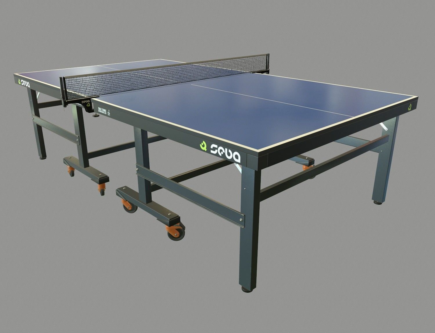 Tennis Table Low-poly 3D model_14