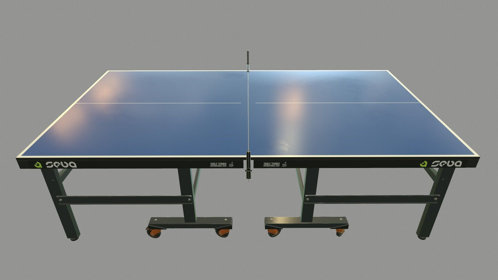 Tennis Table Low-poly 3D model_3