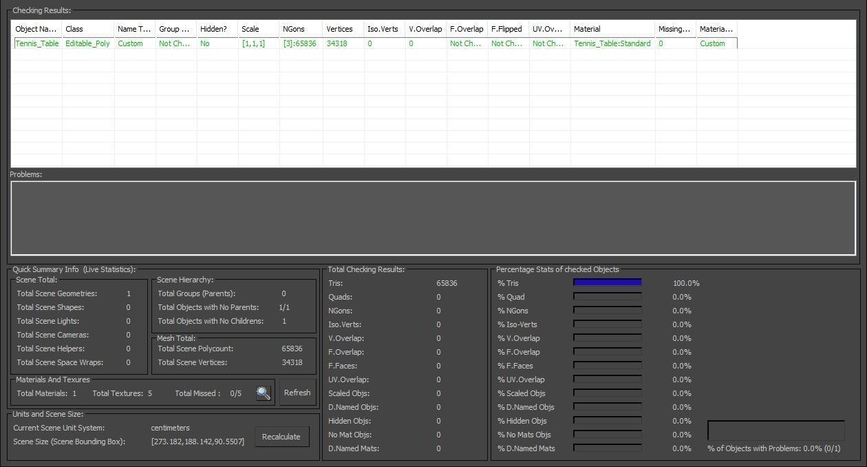 Tennis Table Low-poly 3D model_22