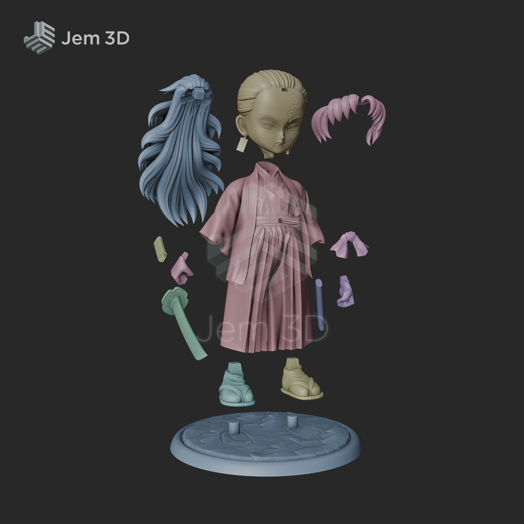 DEMON SLAYER - YORIICHI TSUGIKUNI SUN BREATHING 3D print model_4