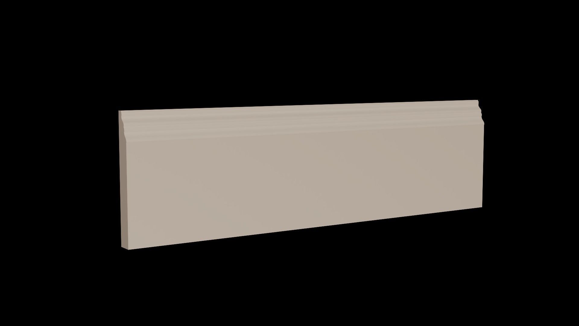 Moldings Collection 4 - 20 Architectural Molding Profiles Low-poly 3D model_11