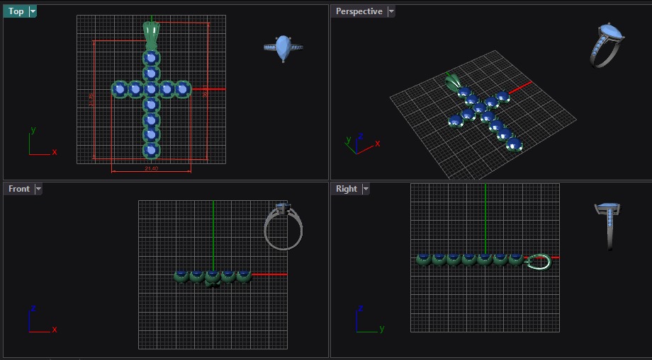 Pendant  Spherical Cross 3D print model_4