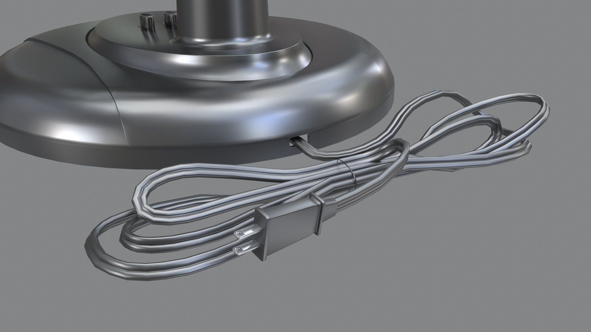 Tabletop Fan 3D model_10