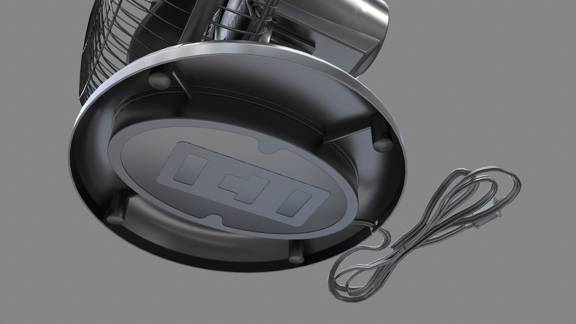 Tabletop Fan 3D model_11