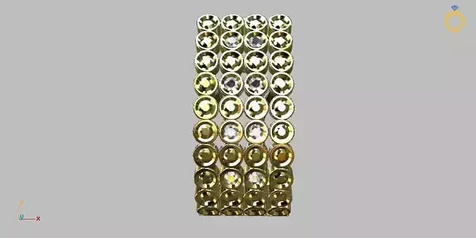 Mustache Earring 3D print model