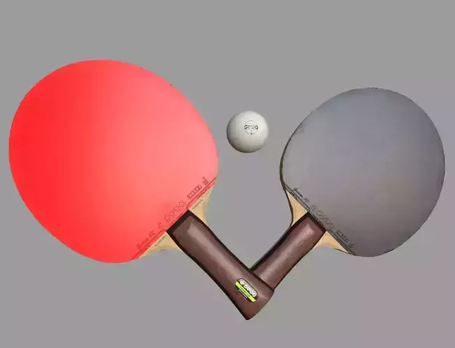 Table Tennis Bat And Ball