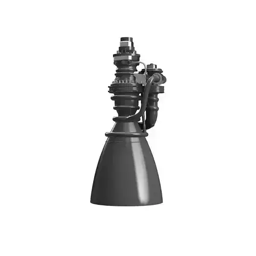 SpaceX Raptor 3 Engine Detailed Model STL 3MF 3D print model