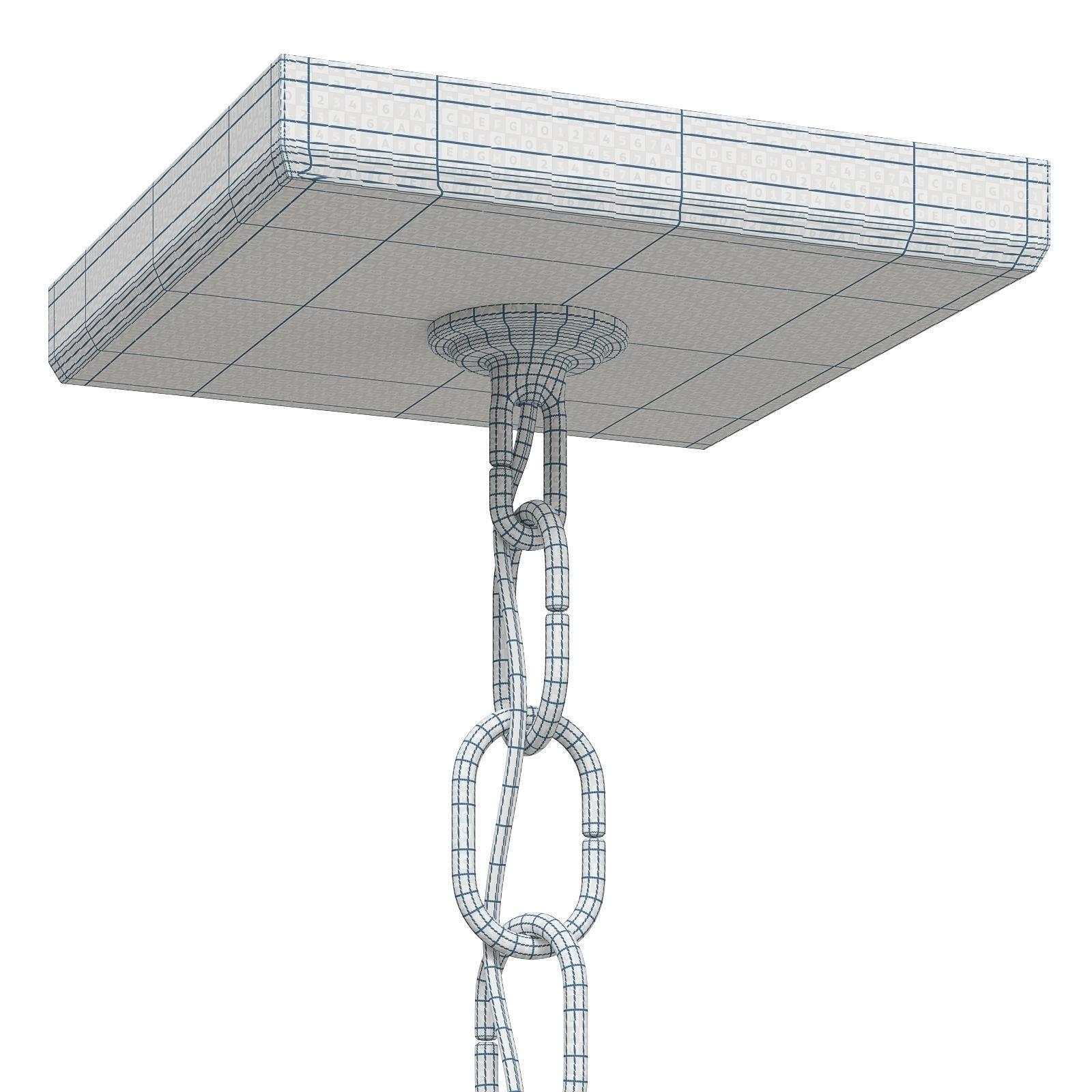 Urban Electric Chandelier Chisholm Clean 3D model_11