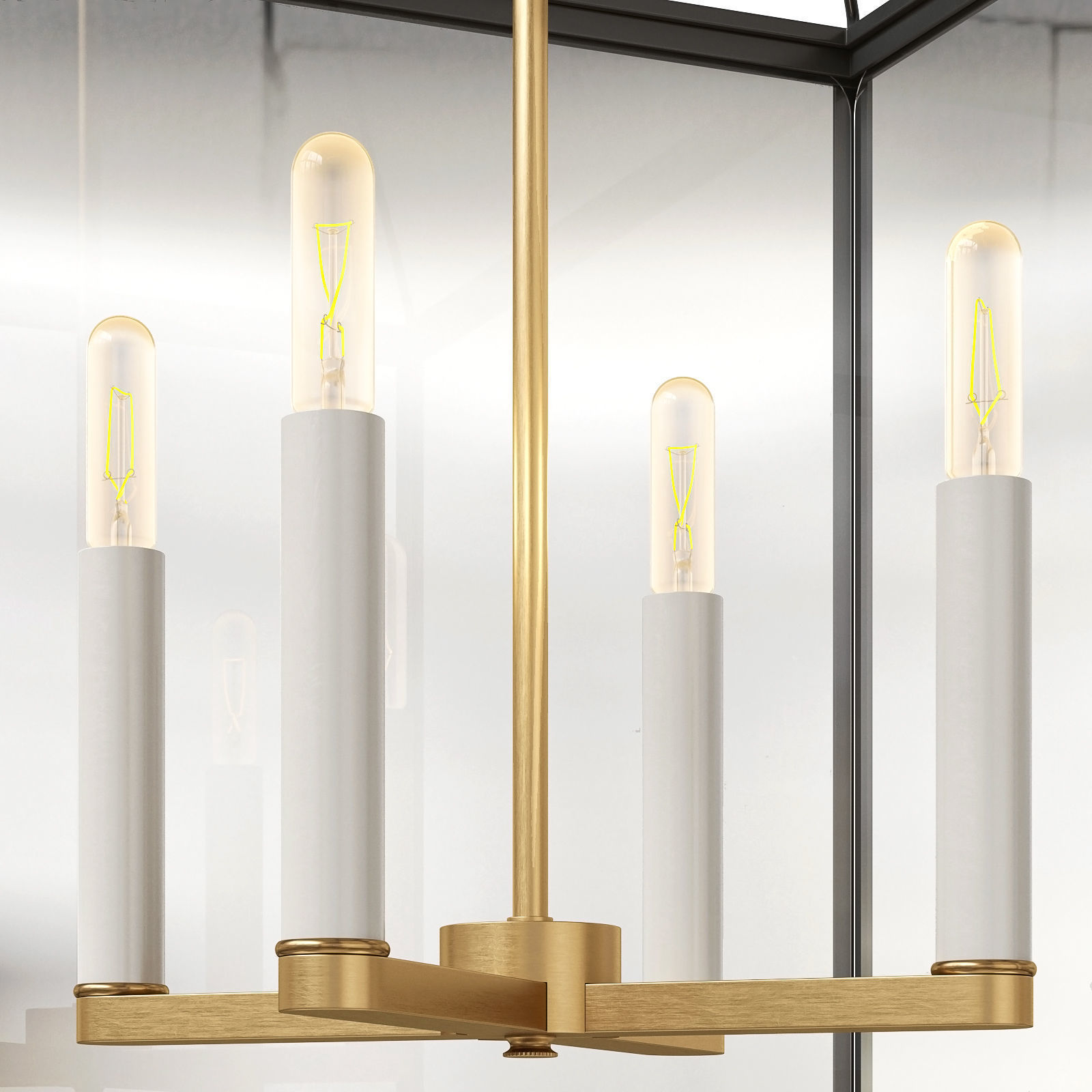 Urban Electric Chandelier Chisholm Clean 3D model_9