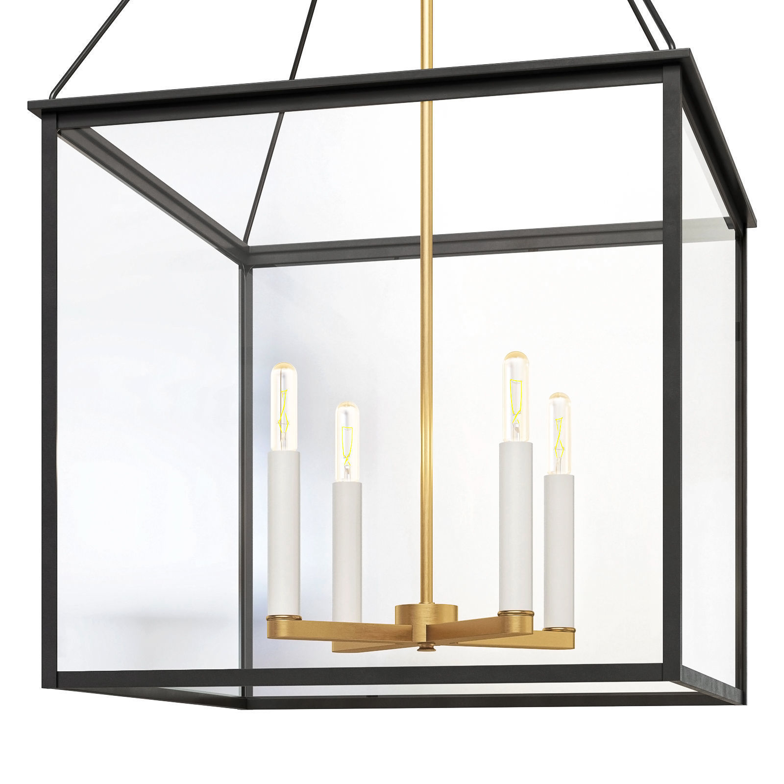 Urban Electric Chandelier Chisholm Clean 3D model_5