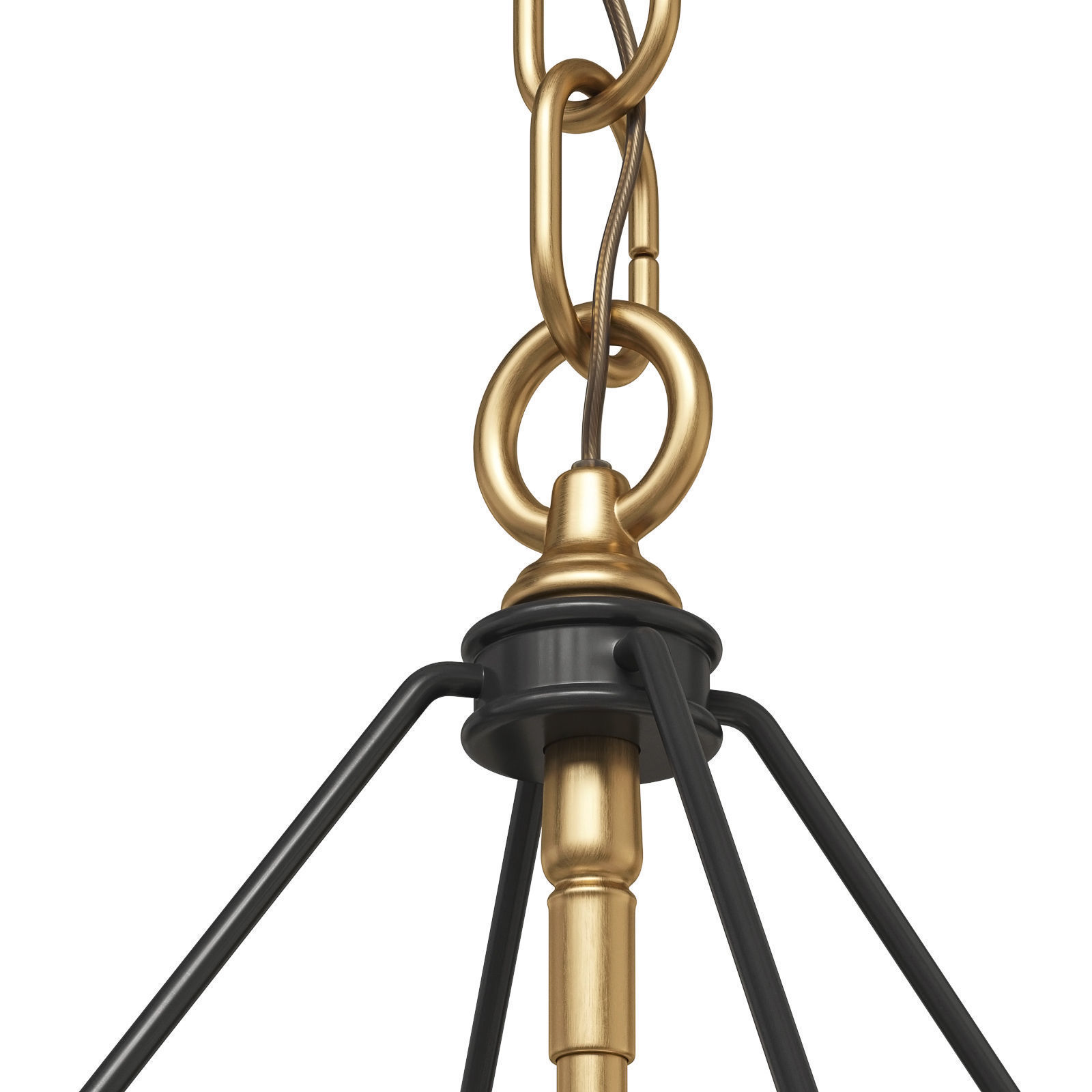 Urban Electric Chandelier Chisholm Clean 3D model_7