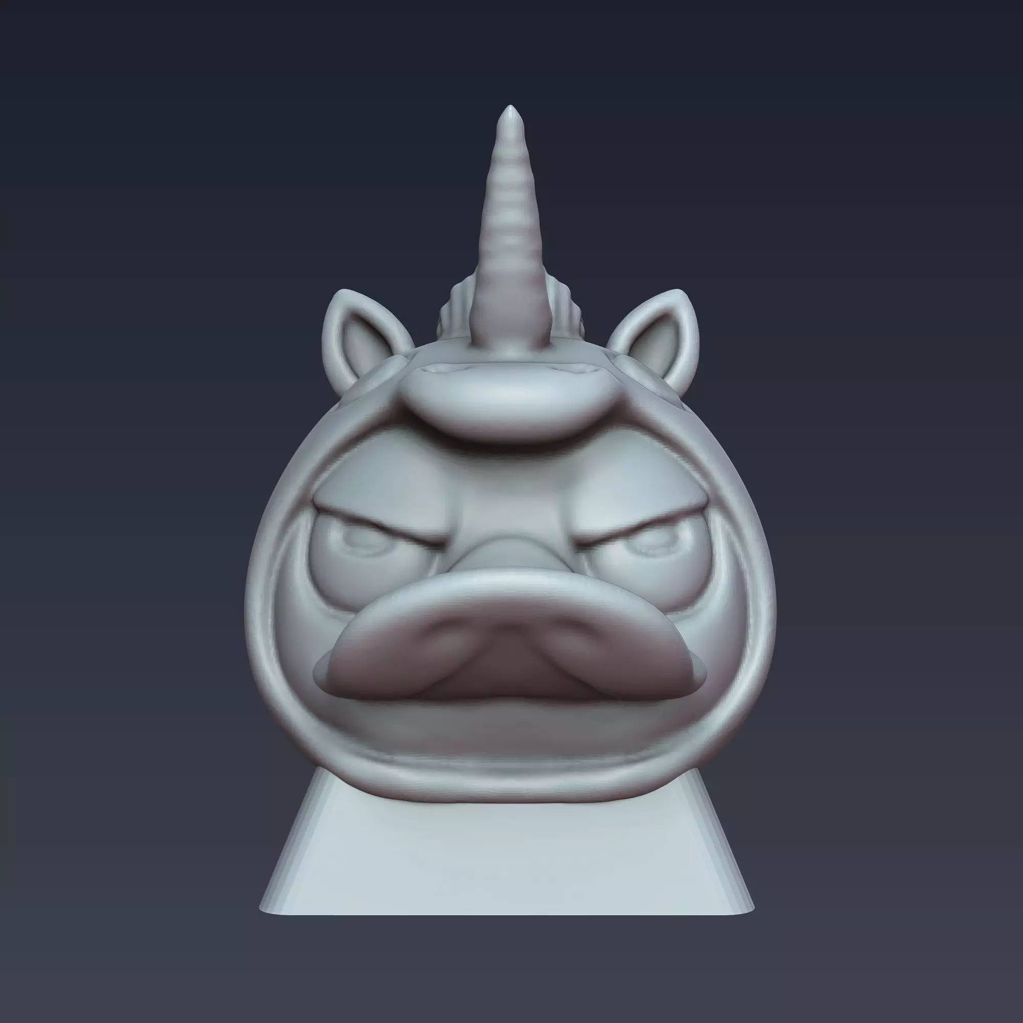 Unicorn Duck Keycap 3D print model