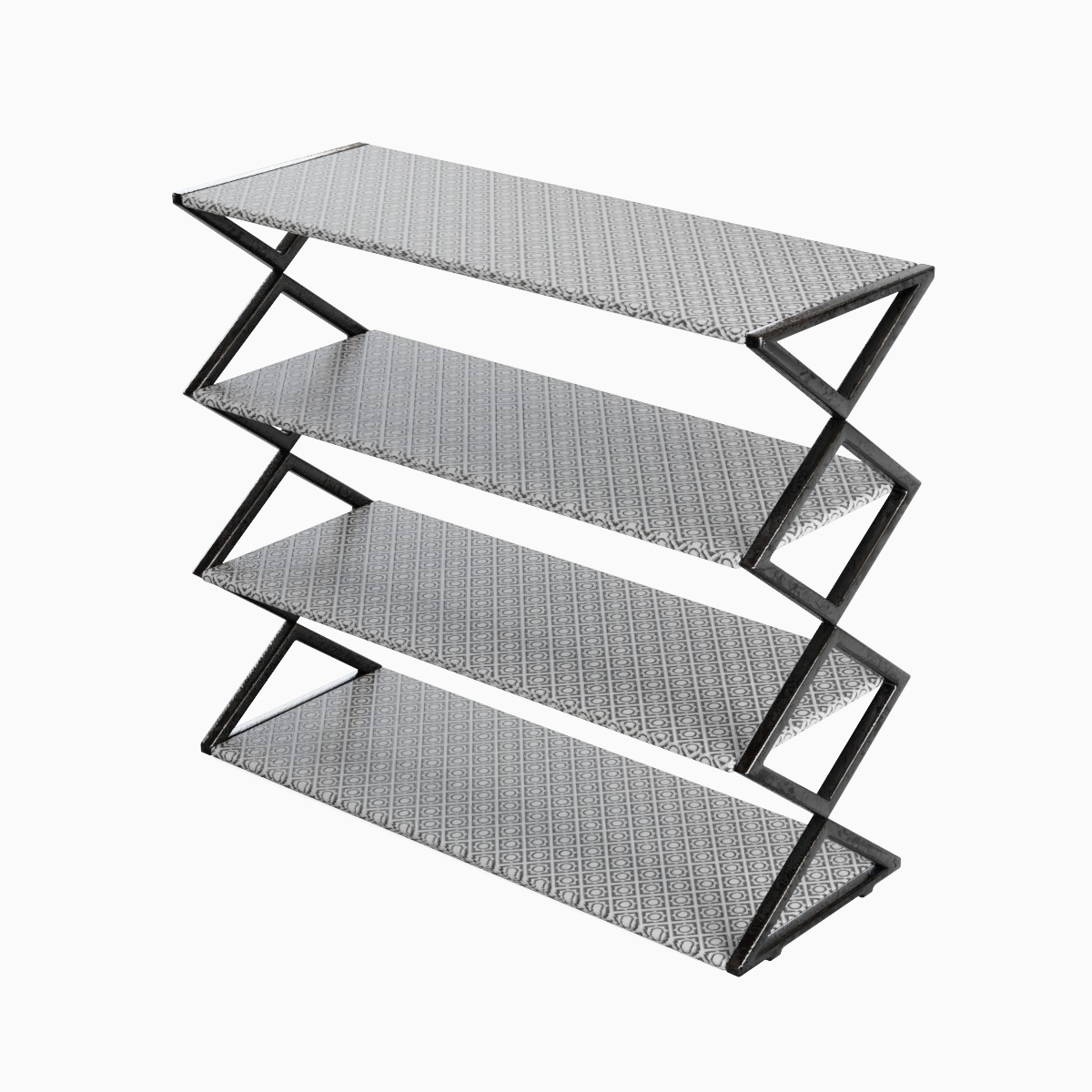 Shoe Rack 07 Low-poly 3D model_4