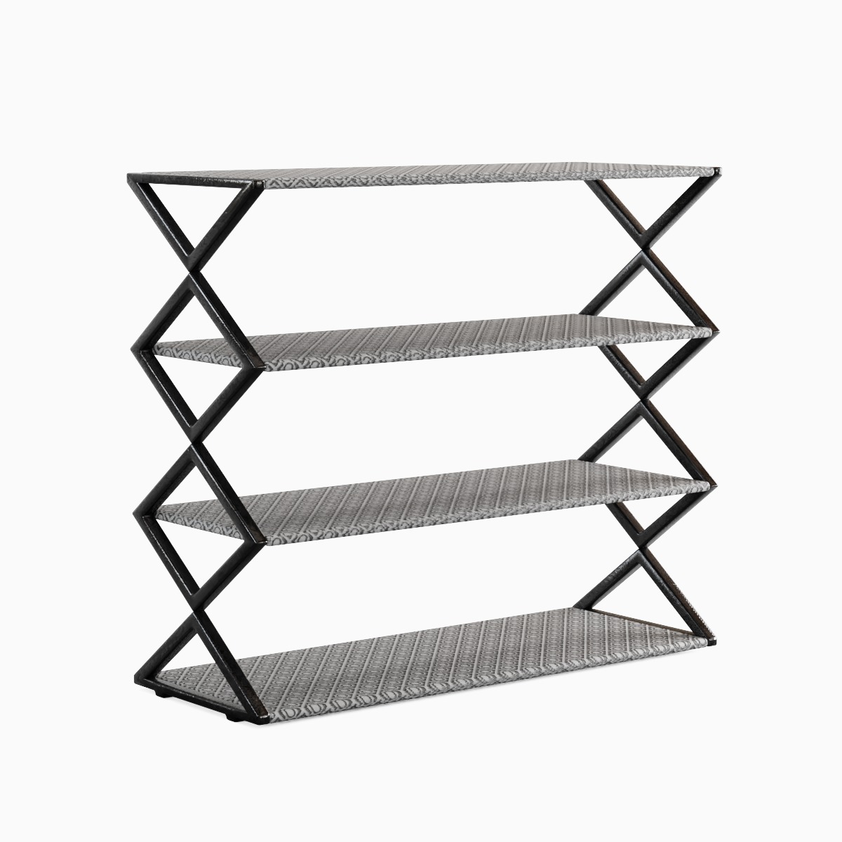 Shoe Rack 07 Low-poly 3D model_3