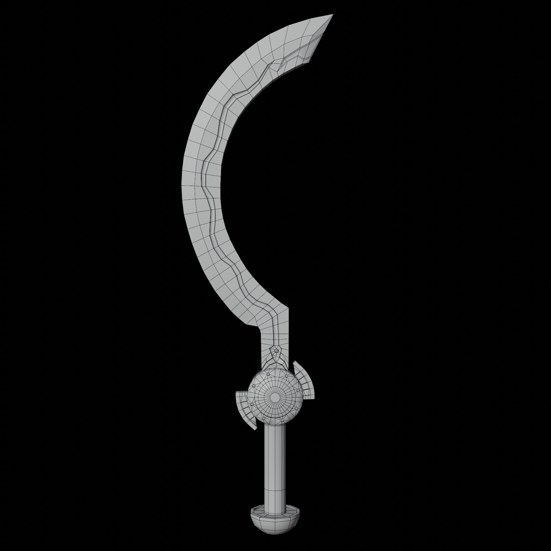 Fantasy Swords Low-poly 3D model_16