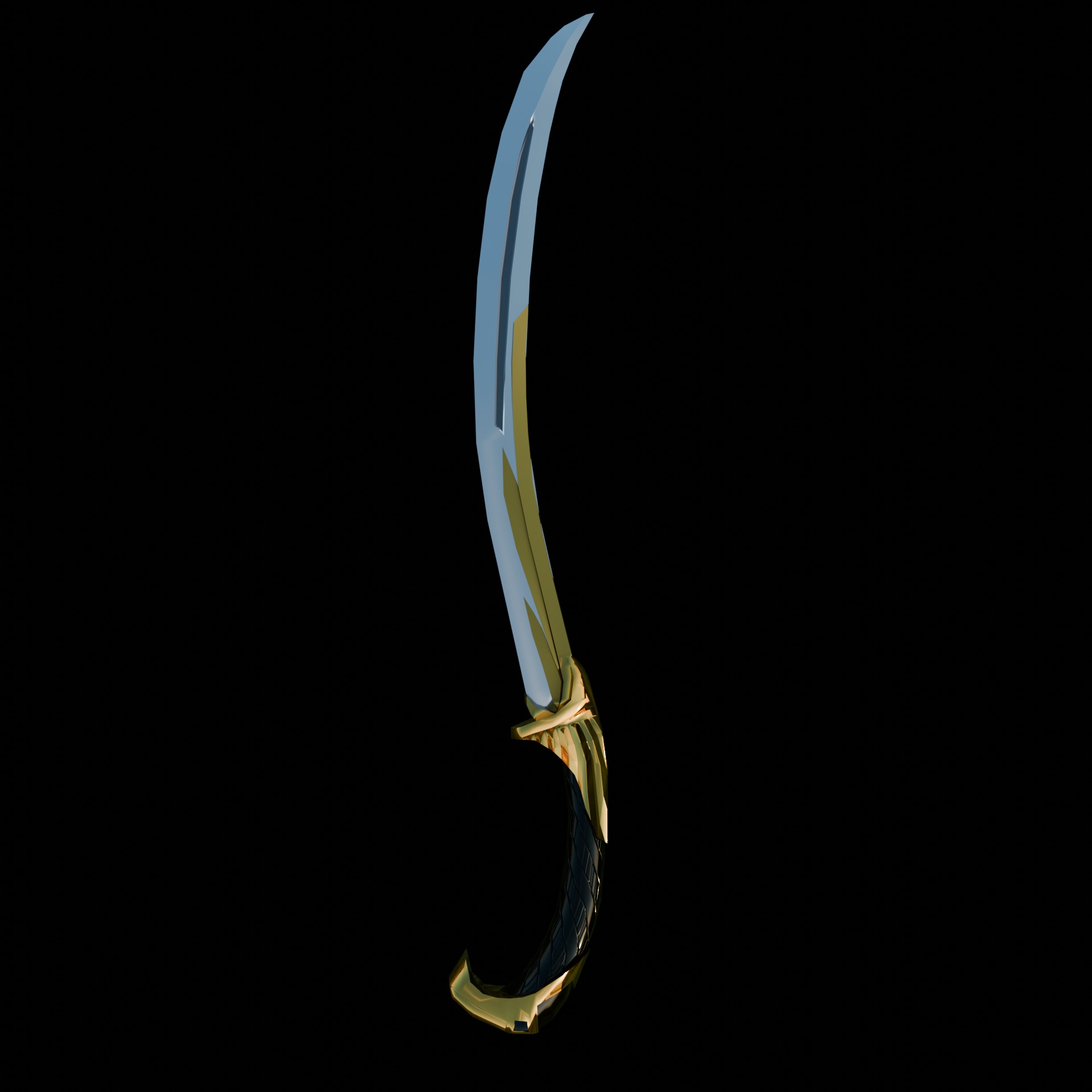 Fantasy Swords Low-poly 3D model_3