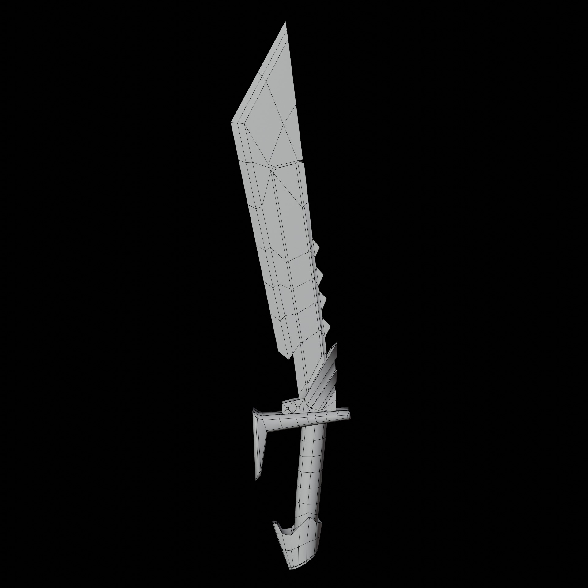 Fantasy Swords Low-poly 3D model_15