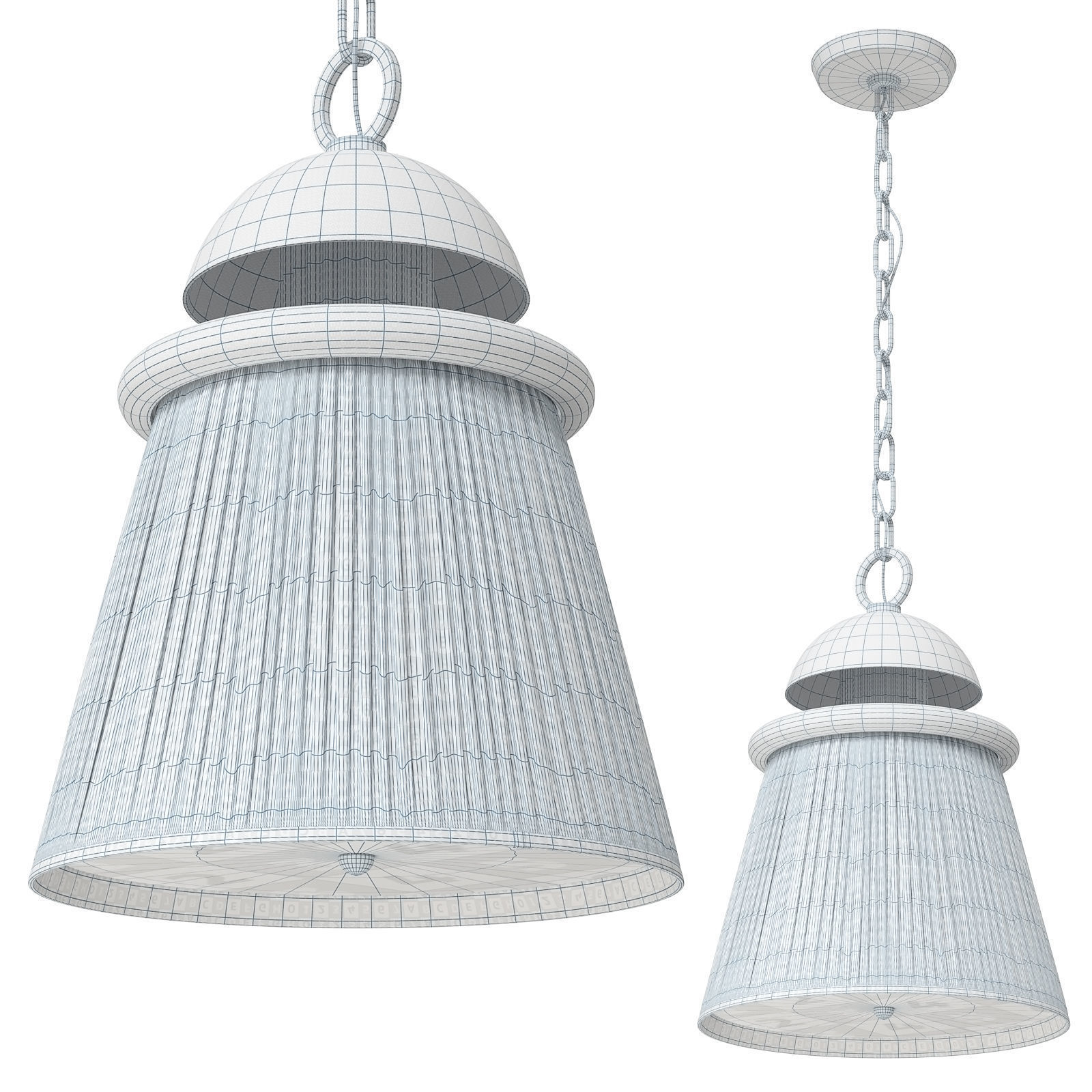 Urban Electric Tulle lamp 3D model_15