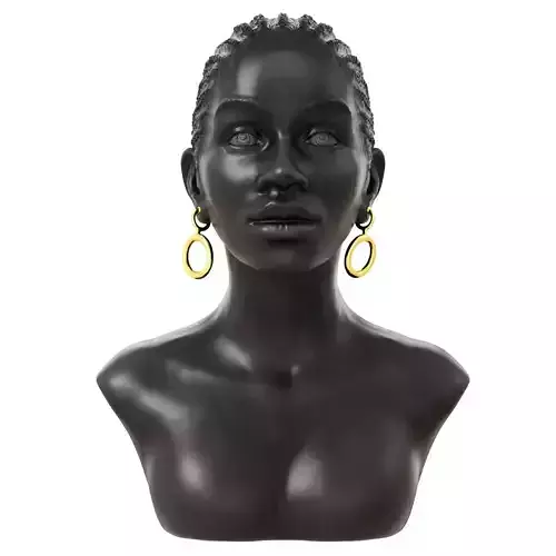 Bust African Black Woman