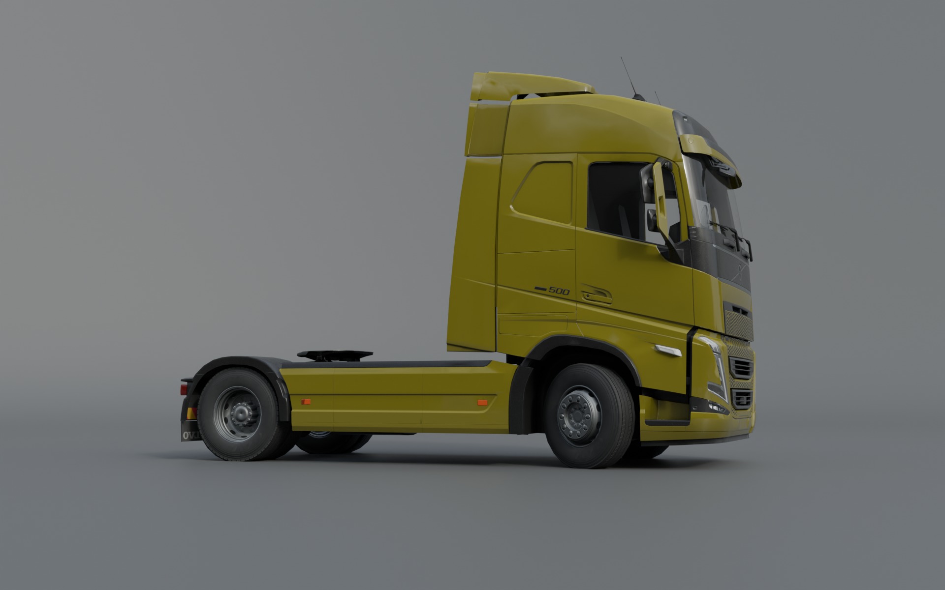Volvo FH 2022 lowpoly Low-poly 3D model_4