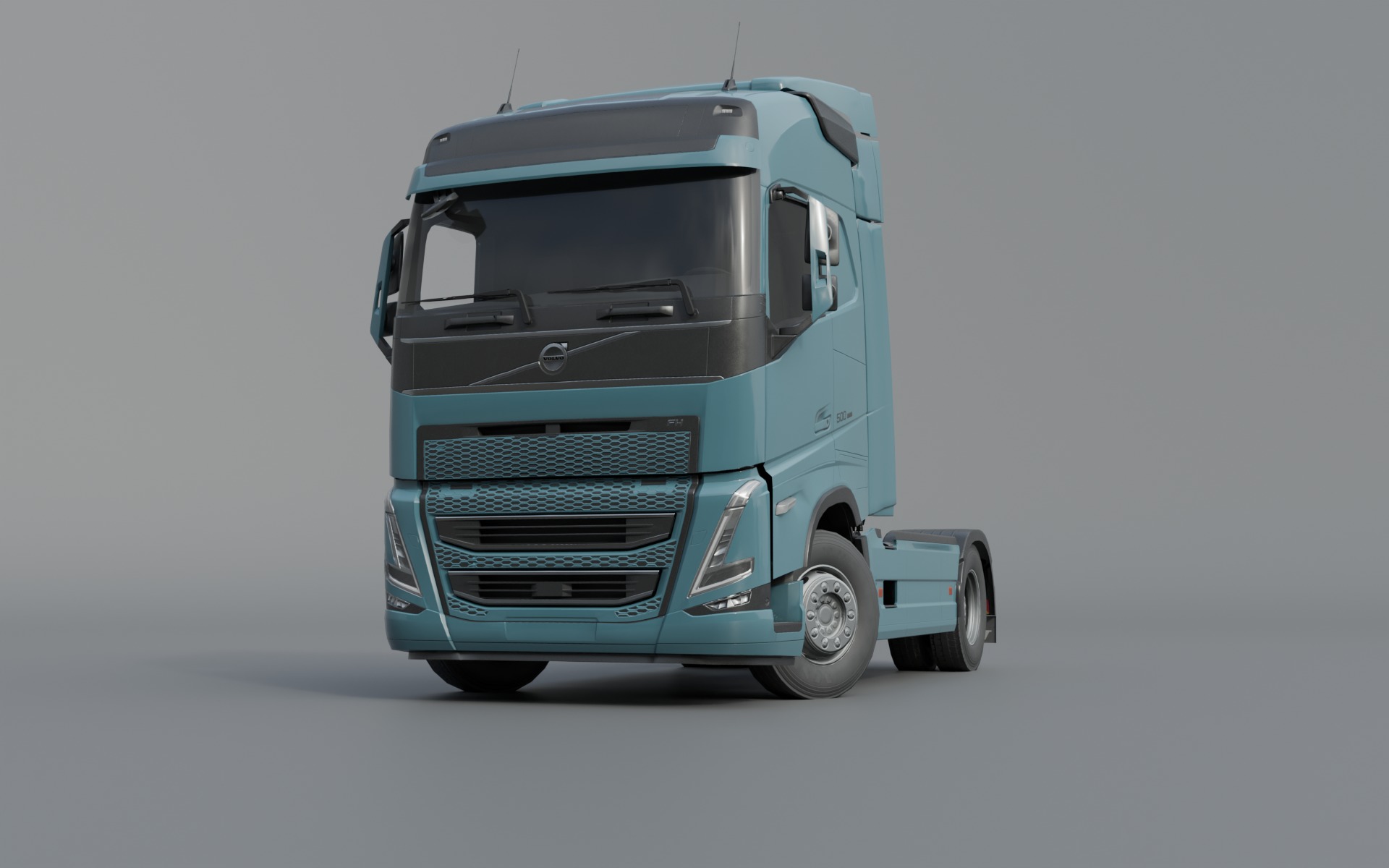 Volvo FH 2022 lowpoly Low-poly 3D model_1
