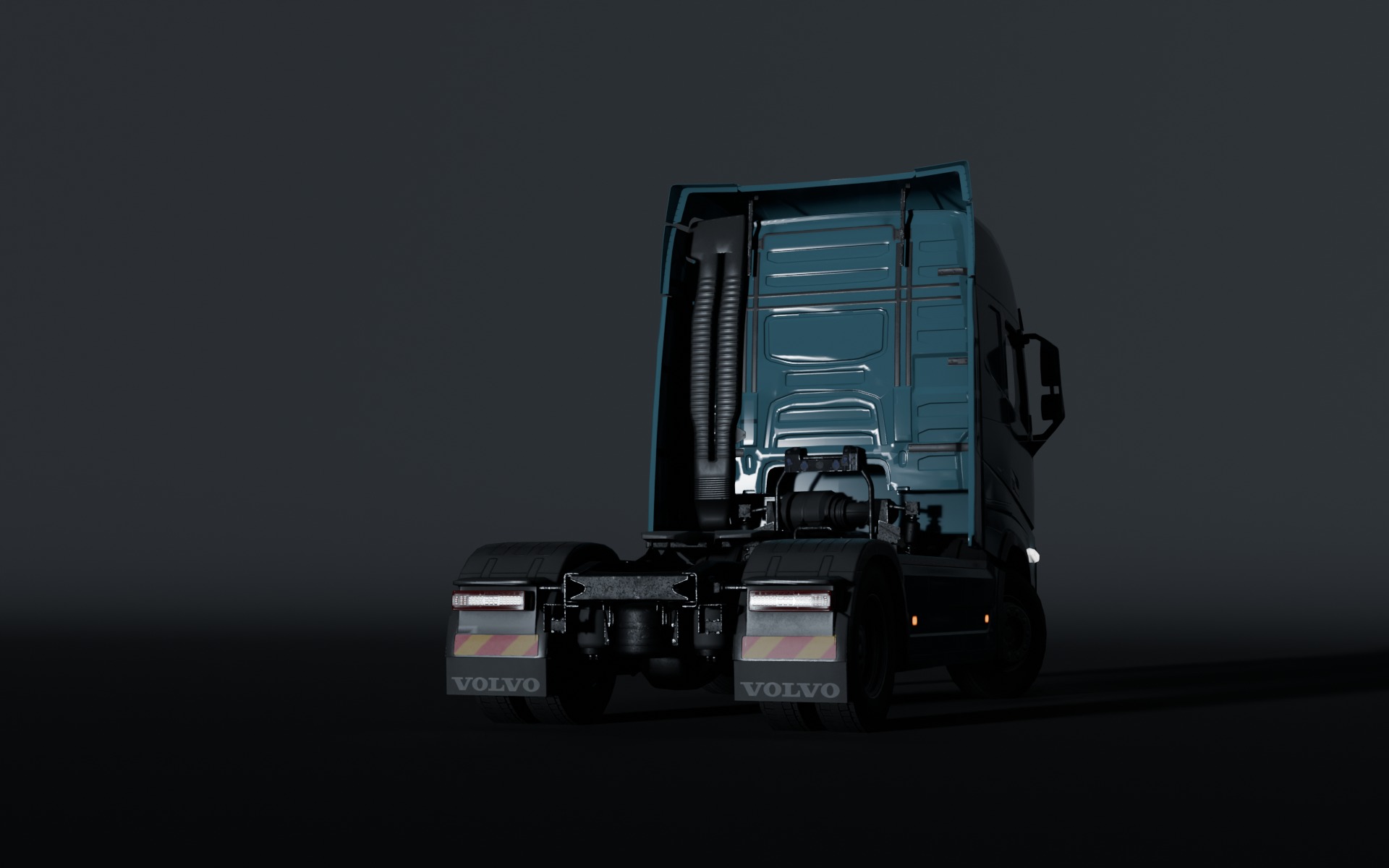 Volvo FH 2022 lowpoly Low-poly 3D model_10