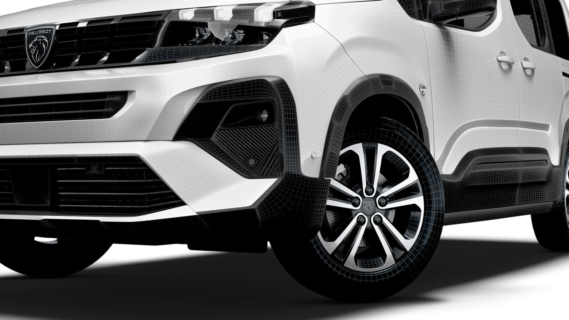 Peugeot e Rifter GT 2024 3D model_17