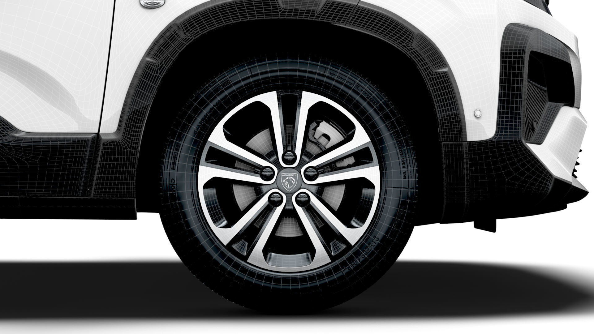 Peugeot e Rifter GT 2024 3D model_23