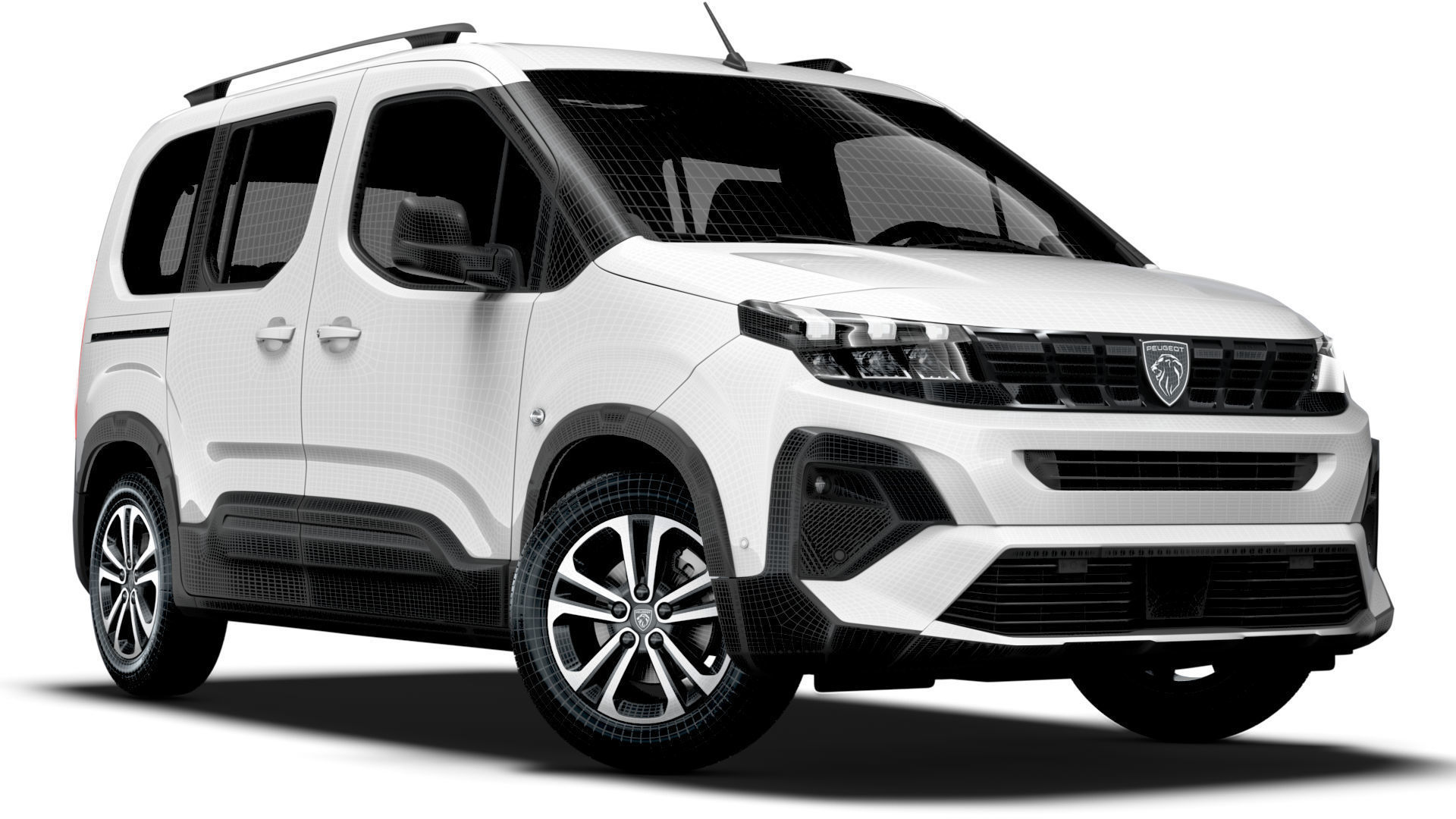 Peugeot e Rifter GT 2024 3D model_14