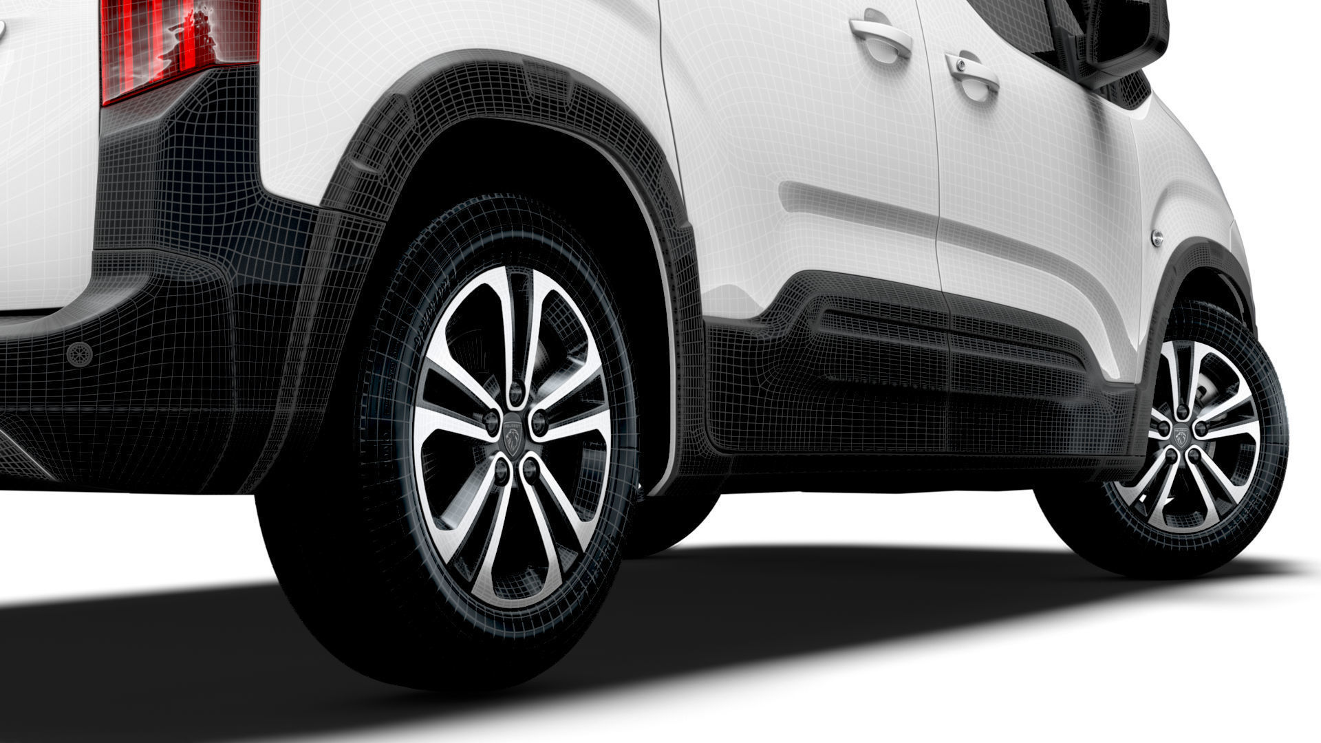 Peugeot e Rifter GT 2024 3D model_25