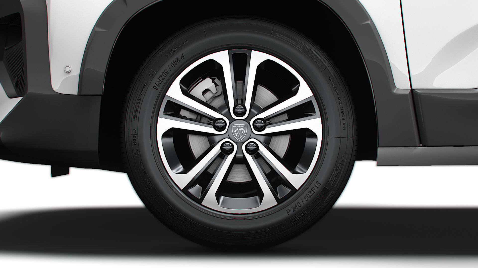 Peugeot e Rifter GT 2024 3D model_12