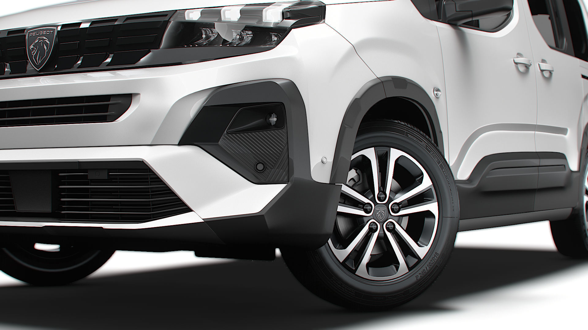 Peugeot e Rifter GT 2024 3D model_3