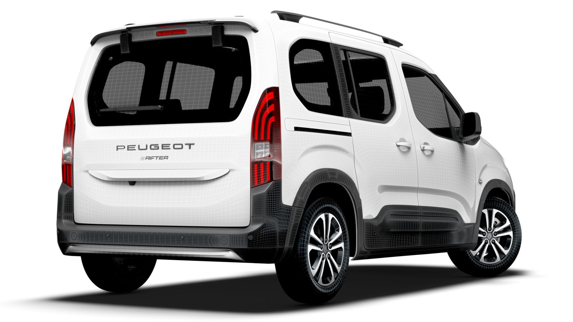 Peugeot e Rifter GT 2024 3D model_19