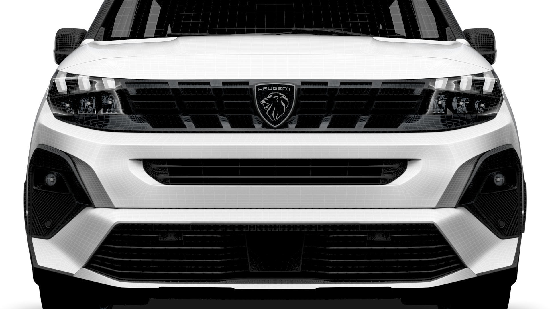 Peugeot e Rifter GT 2024 3D model_21