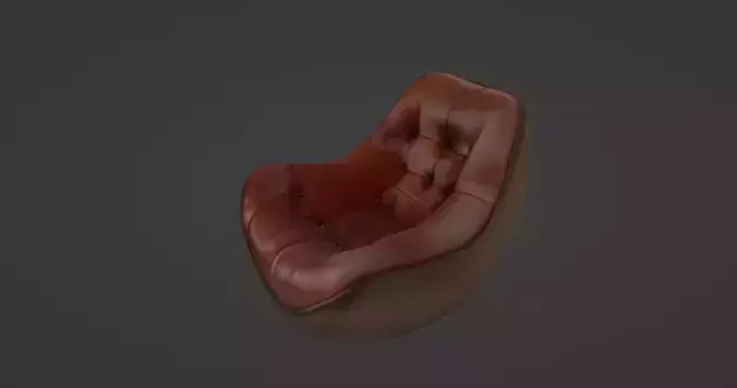 Modern Soft Leather Armchair - Luxurious Lounge Design