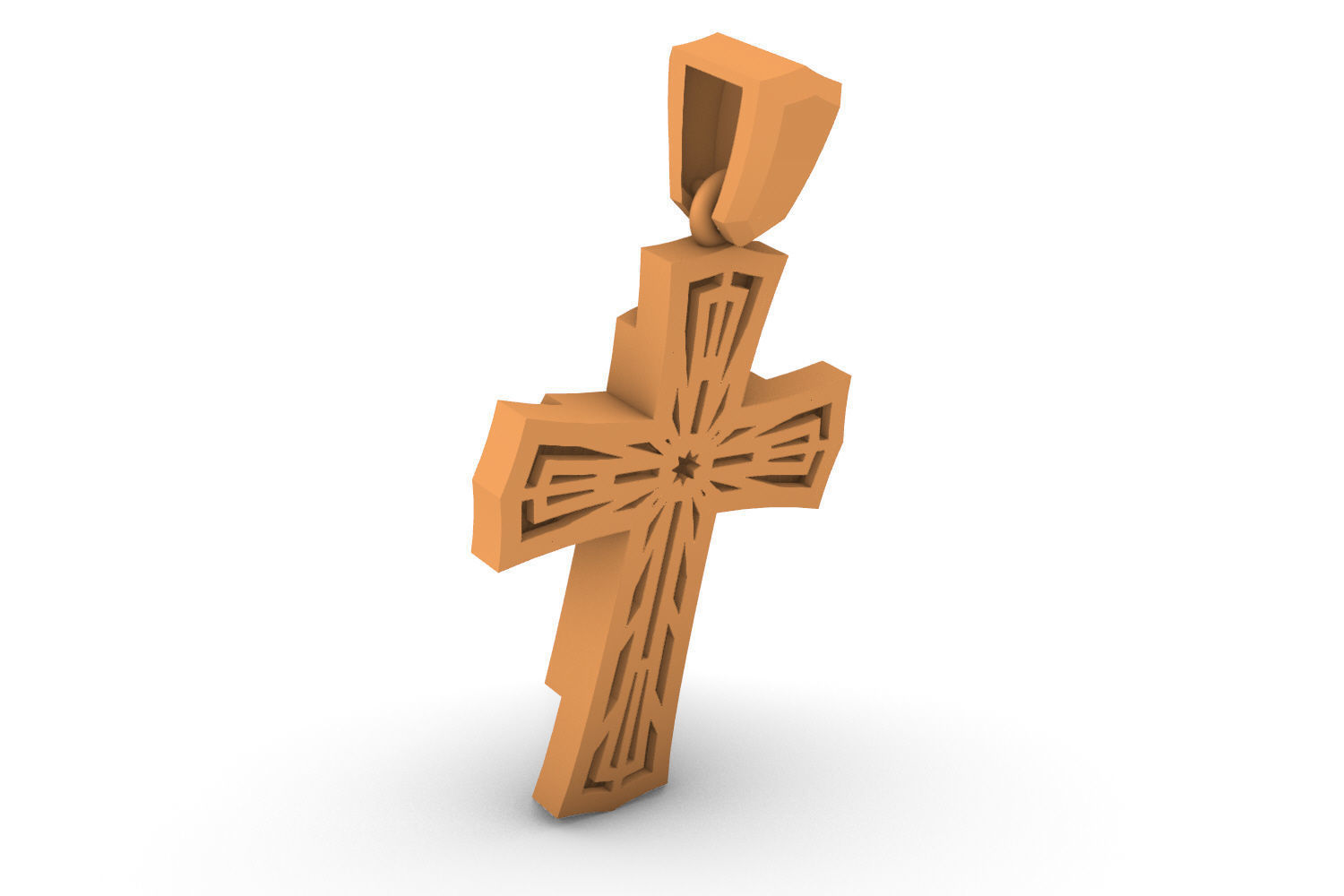 cross pendant 160124 orthodox 3D print model_9