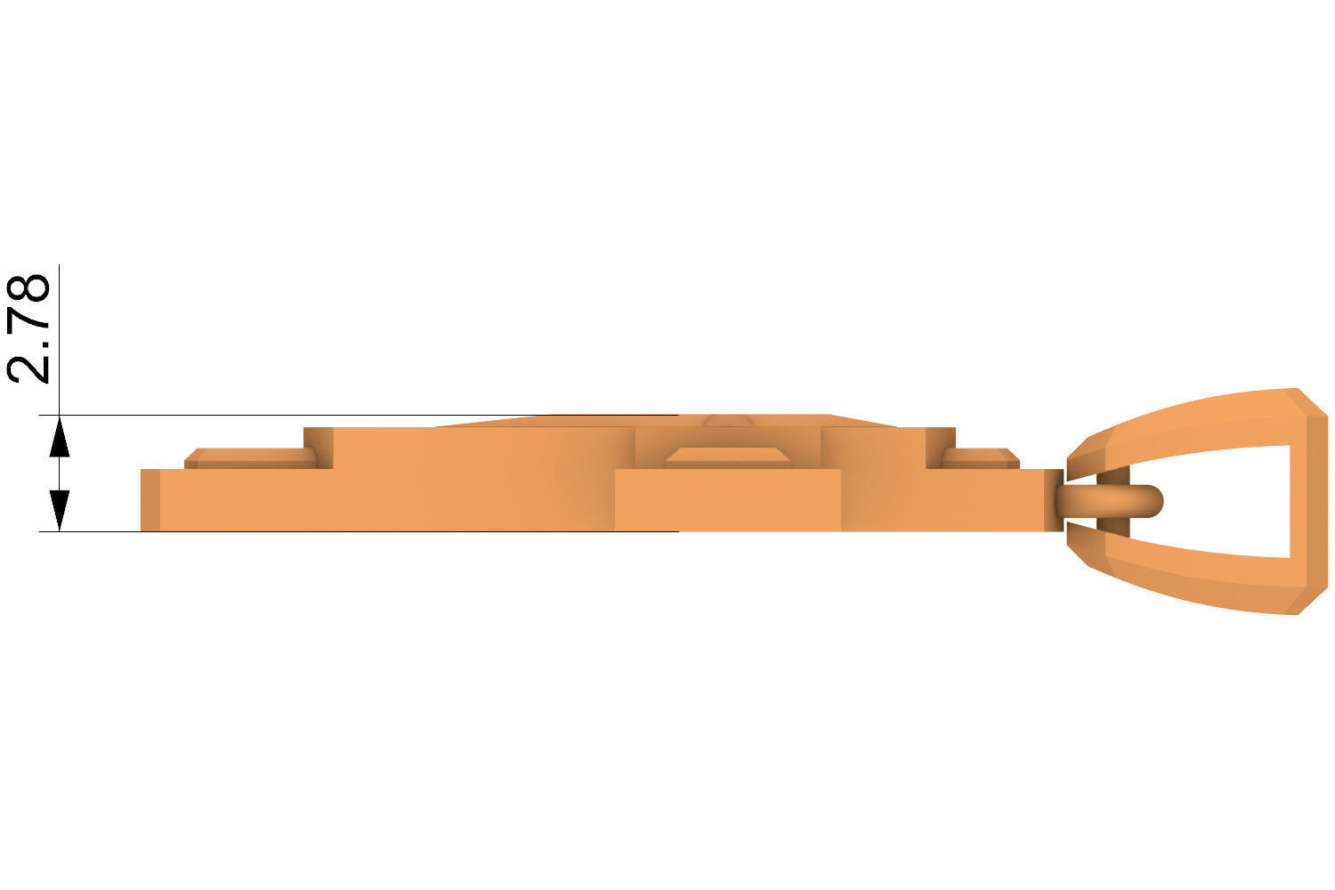 cross pendant 160124 orthodox 3D print model_8