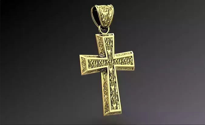 cross pendant 170124 orthodox
