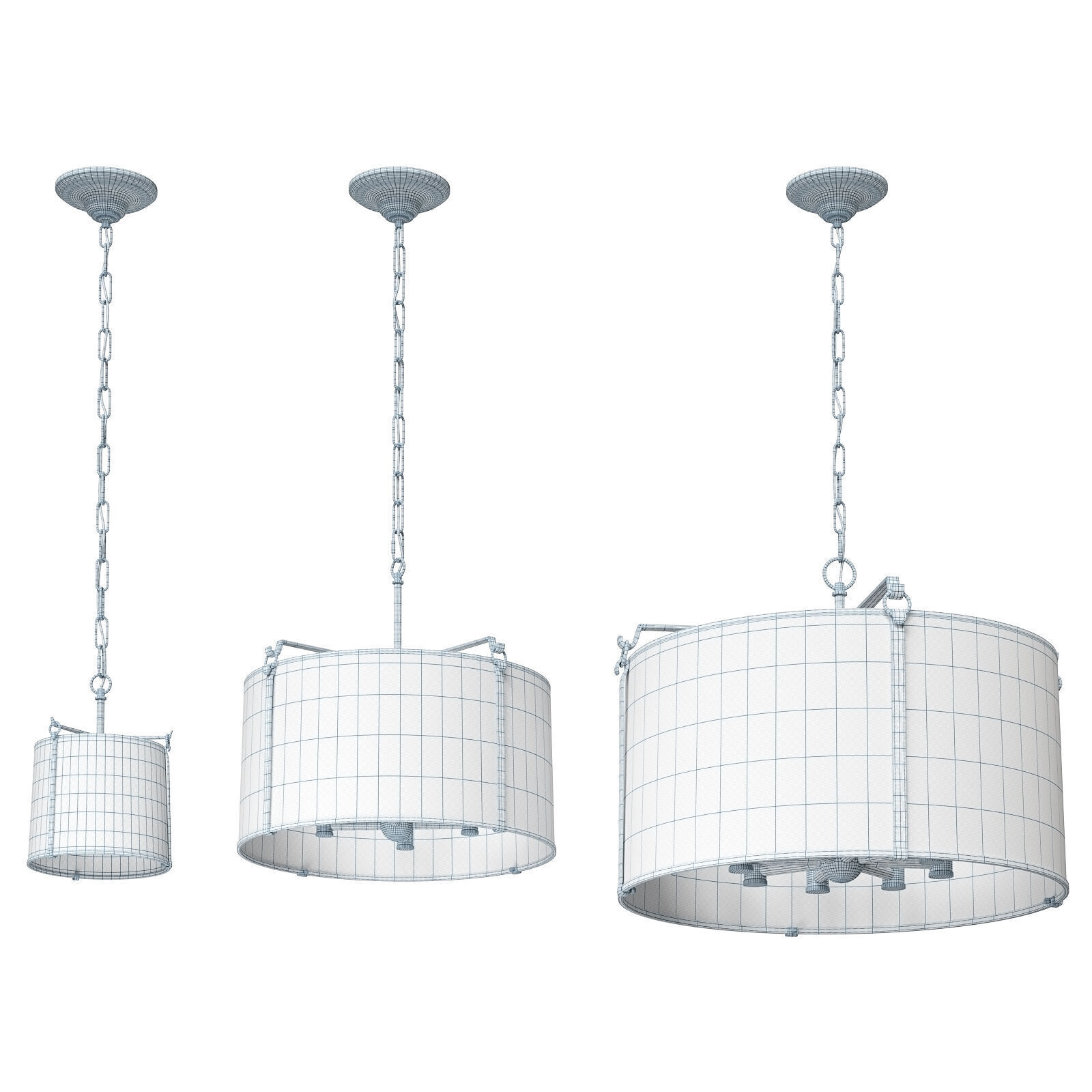 Visual Comfort Pendant Light Aspen 3D model_19