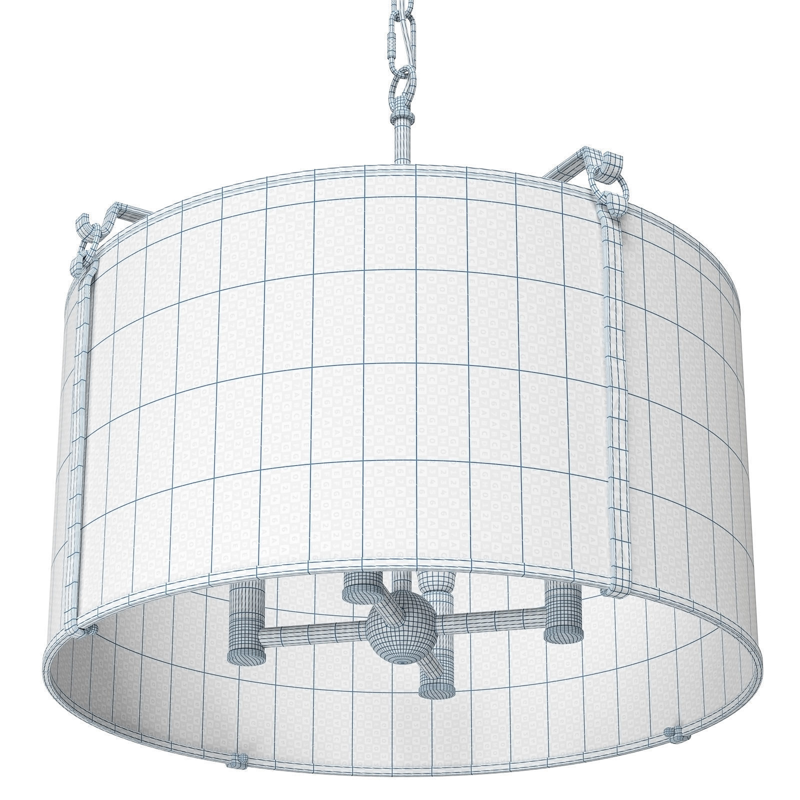 Visual Comfort Pendant Light Aspen 3D model_17