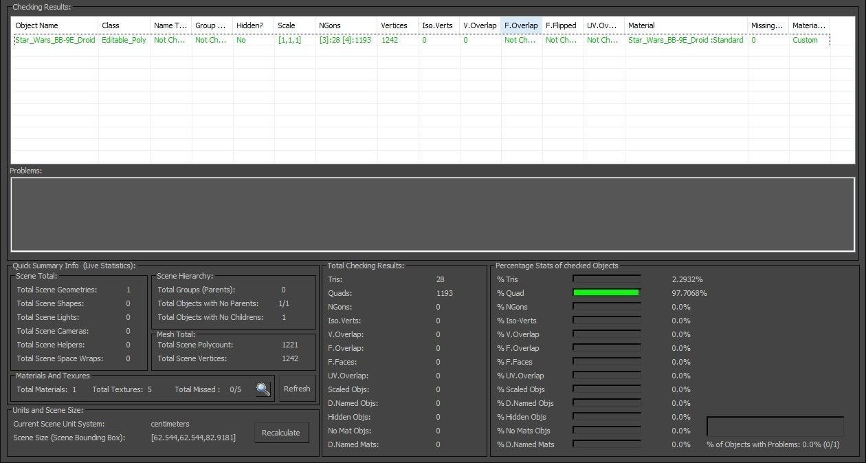 Star Wars BB-9E Robot Droid Yellow Low-poly 3D model_18